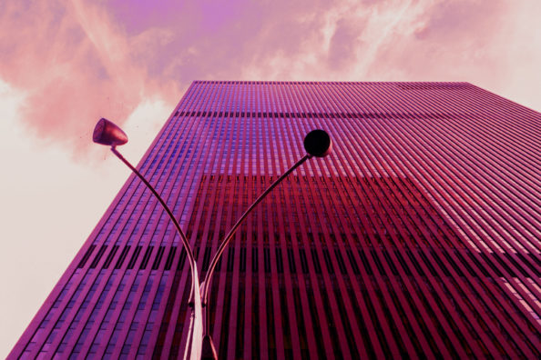 SKYSCRAPERS & STREET LAMPS